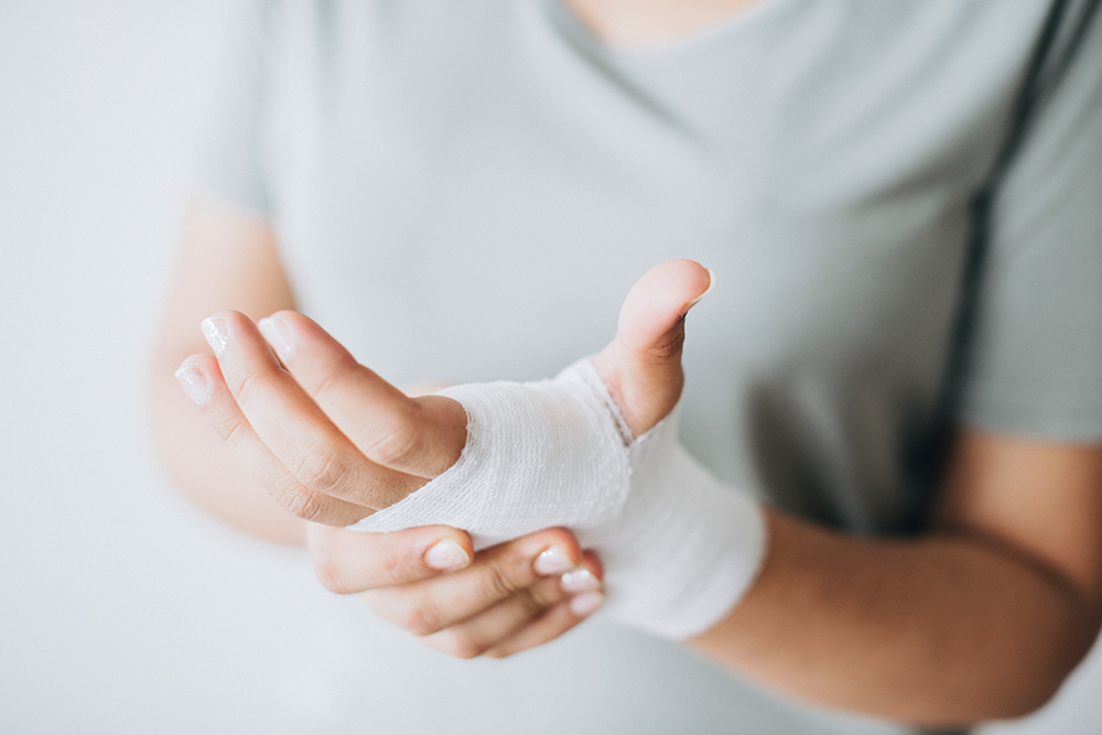 Hand injury Personal injury